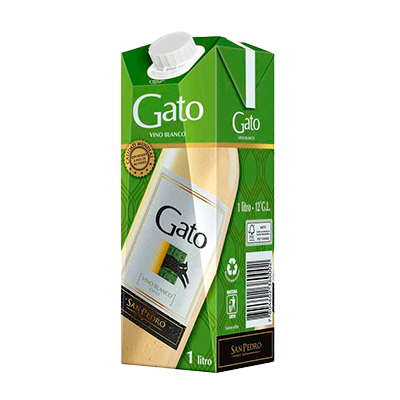 Vino Gato Blanco Tetra 1 Lt